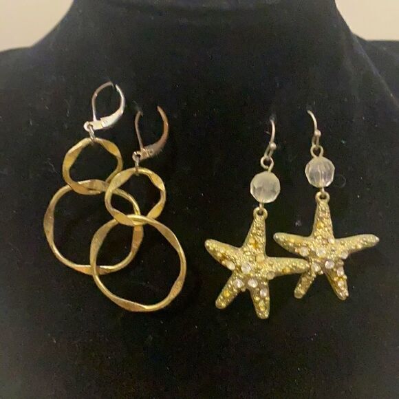 Vintage earrings. Both sets included. - Picture 2 of 2